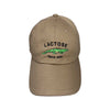 Load image into Gallery viewer, Lactose Name Brand Alligator Embroidered Tan Dad Hat, One Size Fits All