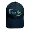 Put Ricking Morty in Charge Black Embroidered Dad Hat