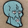 Handsome Squidward Embroidered Iron-on Patch