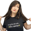 Load image into Gallery viewer, I&#39;m Not Like Other Girls I&#39;m Worse Black Embroidered Shirt