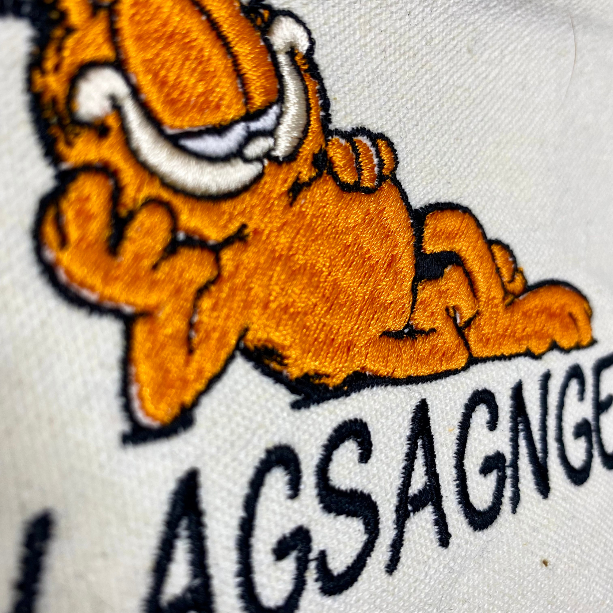 Garfield Lagsagnge Embroidered Multipurpose Zipper Pouch Bag