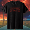 Load image into Gallery viewer, Thinger Strangs - Stranger Things Inspired Embroidered Black Tee Shirt, Unisex