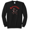 Delicious! Black Phillip VVitch Inspired Embroidered Crewneck Sweatshirt, Black, Unisex