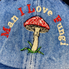 Load image into Gallery viewer, Man I Love Fungi MILF Embroidered Denim Dad Hat, One Size Fits All