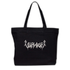 ILLEGIBLE Death Metal Embroidered Canvas Tote Bag