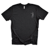 Dancey Skeleton Embroidered Black Tee Shirt Unisex