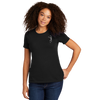 Load image into Gallery viewer, Dancey Skeleton Embroidered Black Tee Shirt Unisex