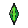 Sims Plumbob Embroidered Iron-on Patch