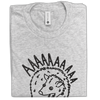 Scream Possum Embroidered White Tee Shirt, Unisex