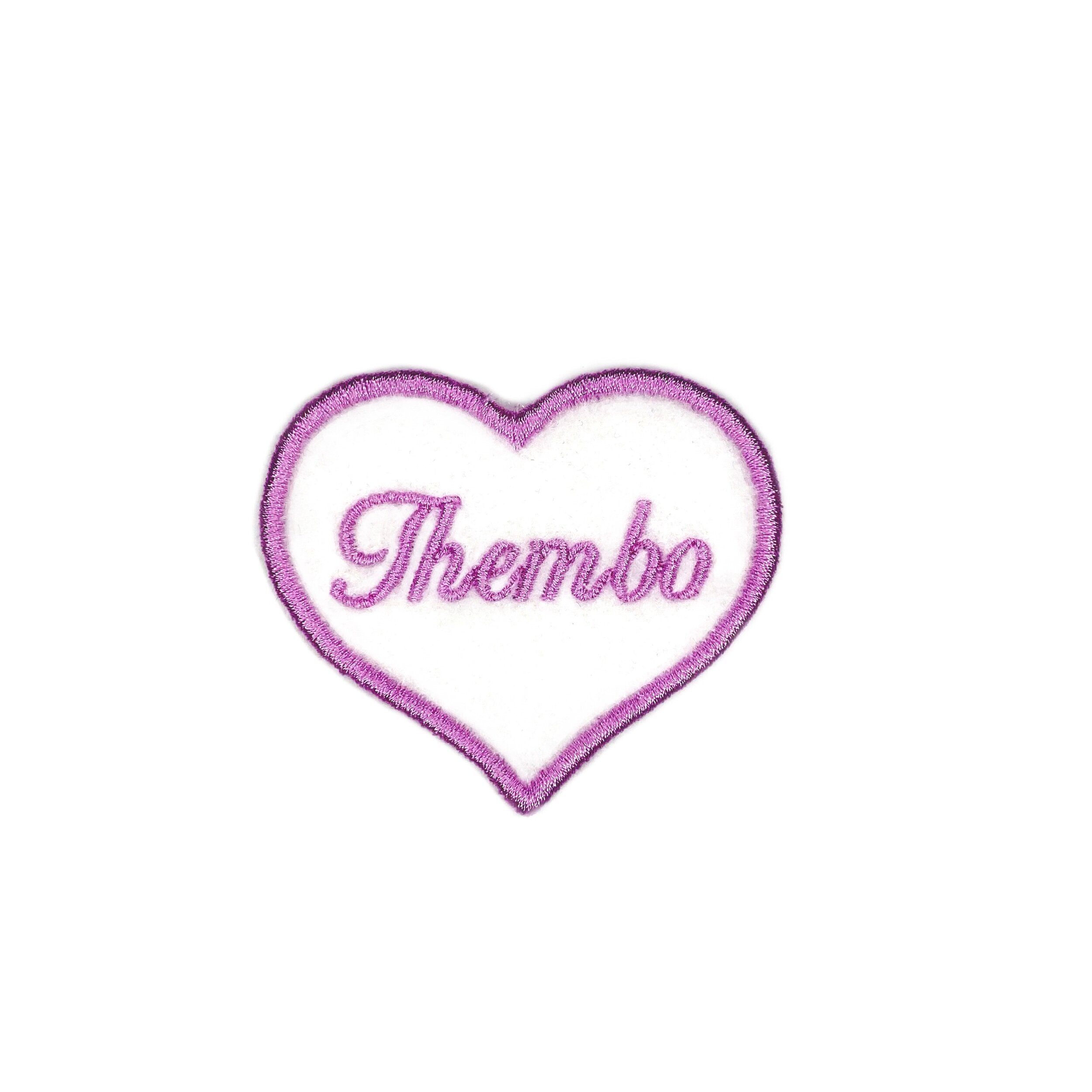 Thembo Embroidered Iron-on Patch - IncredibleGood Inc