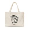 Screaming Possum Embroidered Canvas Tote Bag