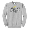 BRAT Bratz Doll Inspired Y2K Embroidered Crewneck Sweatshirt, Unisex