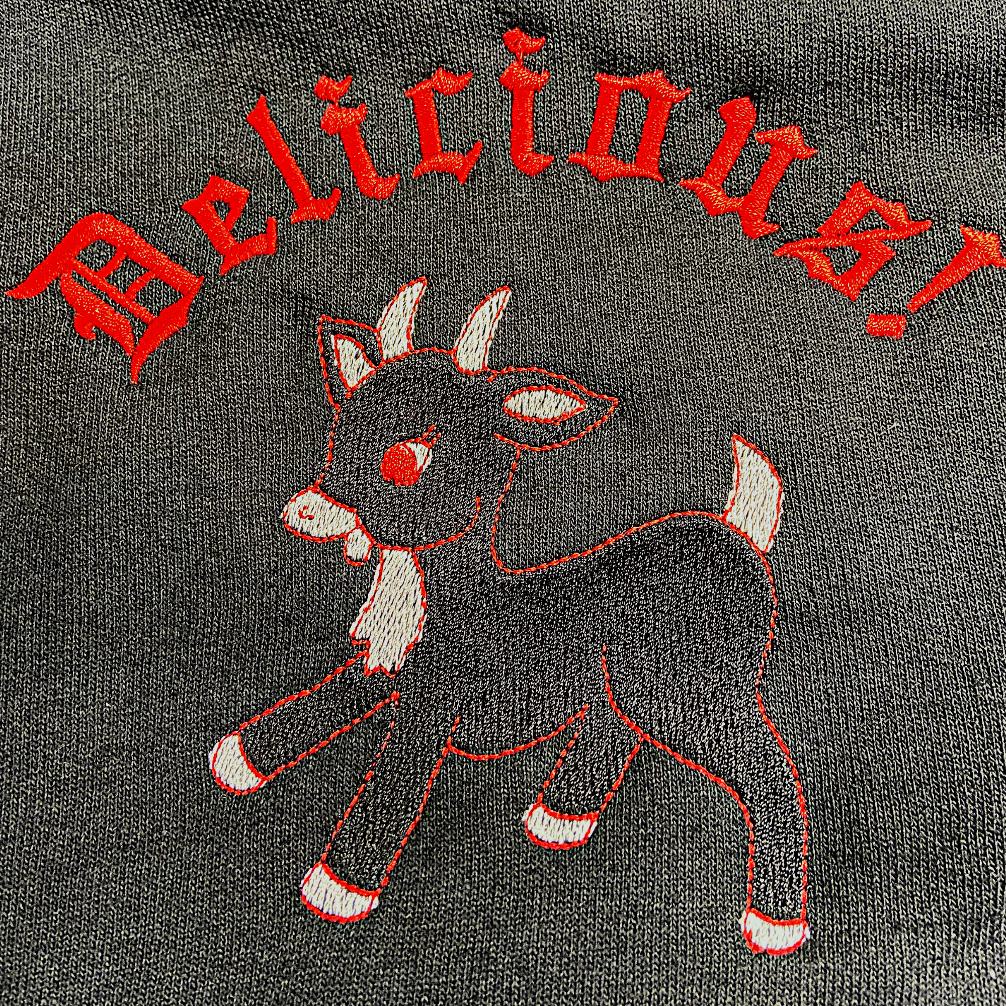 Delicious! Black Phillip VVitch Inspired Embroidered Hoodie