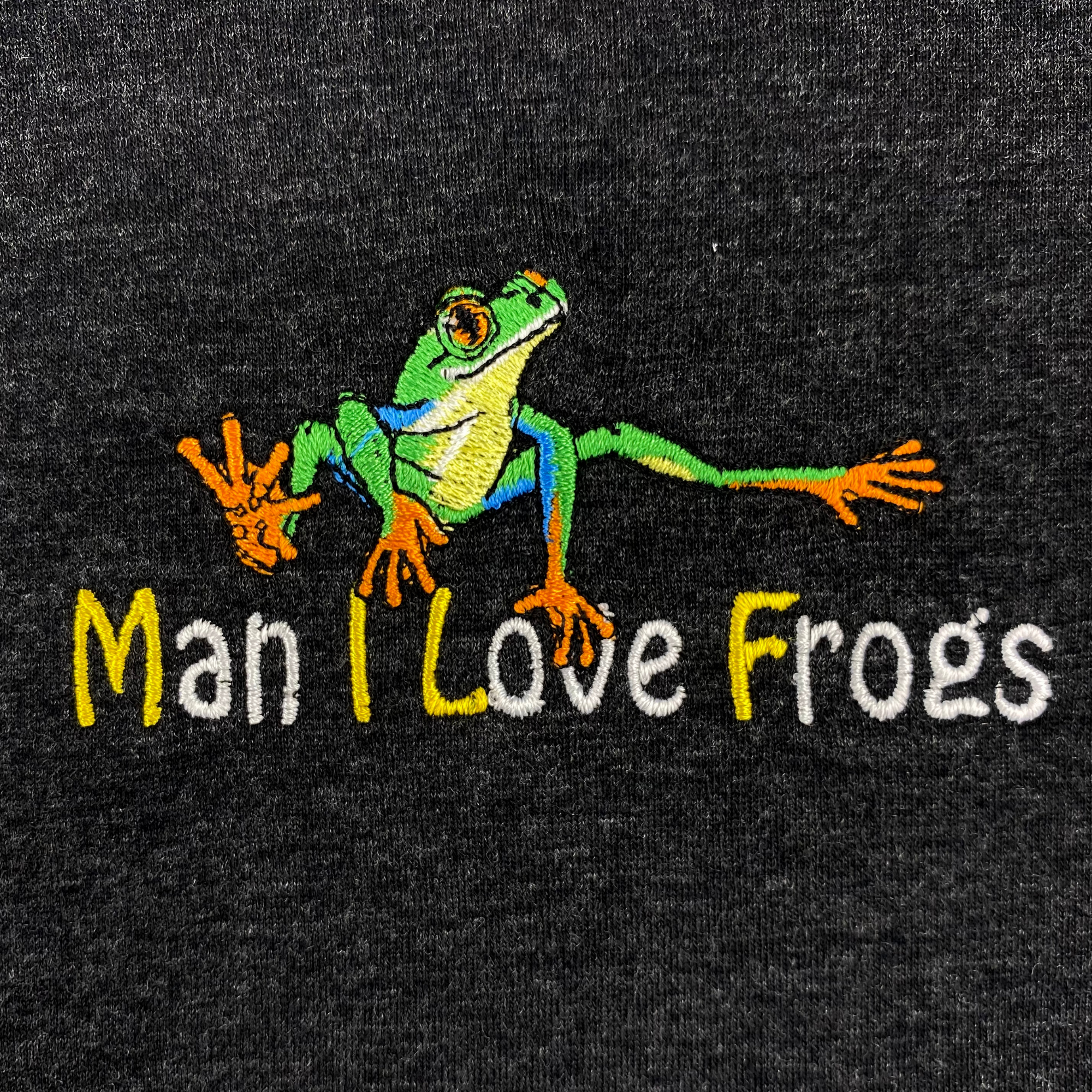 Man I Love Frogs MILF Embroidered Shirt Unisex
