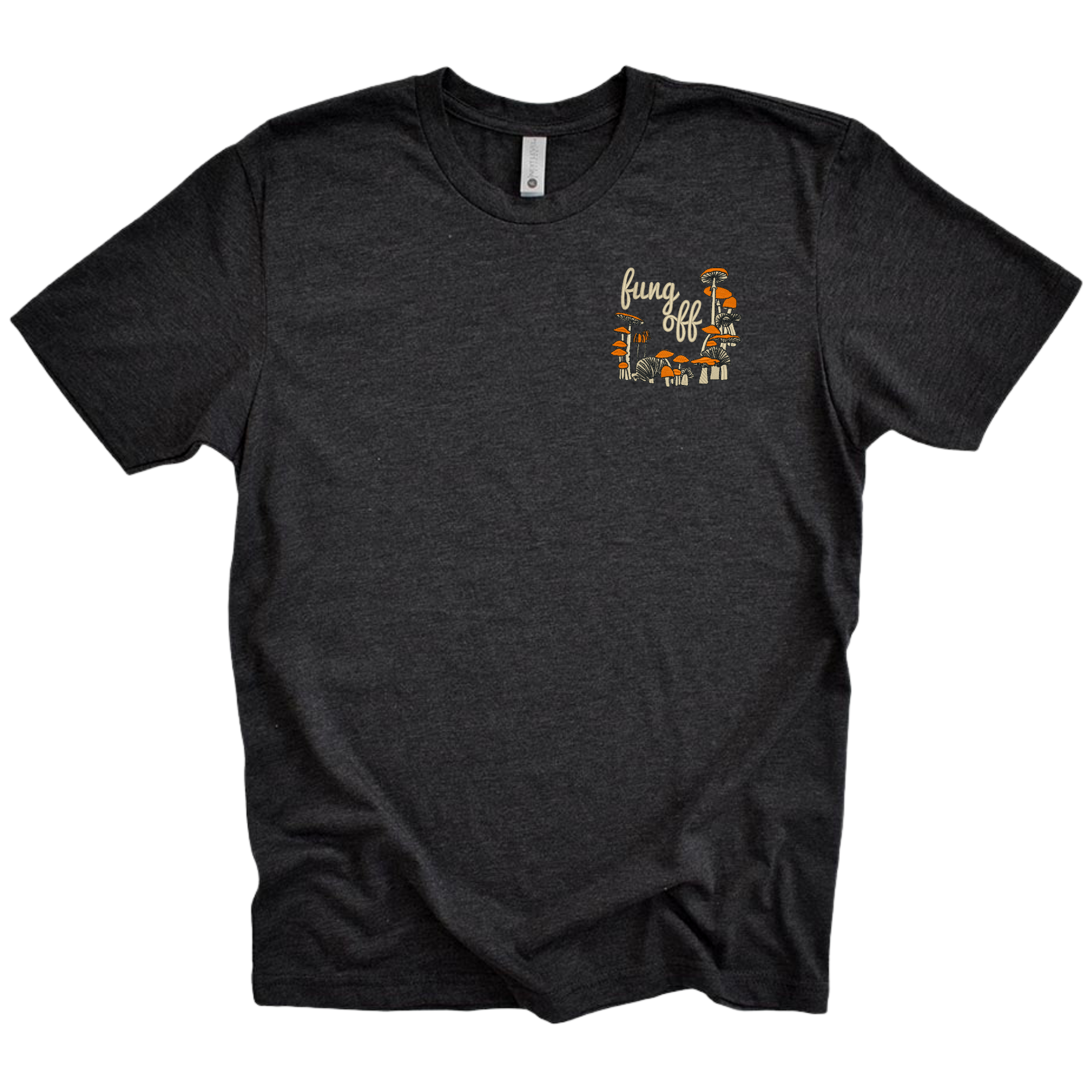 Fung Off Embroidered Black Tee Shirt Unisex