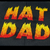 Load image into Gallery viewer, &quot;Hat Dad&quot; Flames Embroidered Black Dad Hat, One Size Fits All