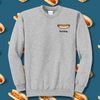 Load image into Gallery viewer, Hotdog Embroidered Crewneck Sweatshirt, Unisex