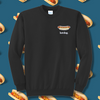 Load image into Gallery viewer, Hotdog Embroidered Crewneck Sweatshirt, Unisex