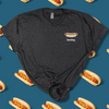 Hotdog Embroidered Tee Shirt, Unisex