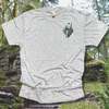 Pacific Northwest Waterfall Embroidered Tee Shirt, Unisex
