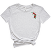 Load image into Gallery viewer, Rose Embroidered Tee Shirt, Unisex