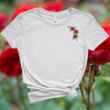 Load image into Gallery viewer, Rose Embroidered Tee Shirt, Unisex