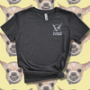 Too Stressed to be Blessed Anxious Chihuahua Embroidered Tee Shirt, Unisex