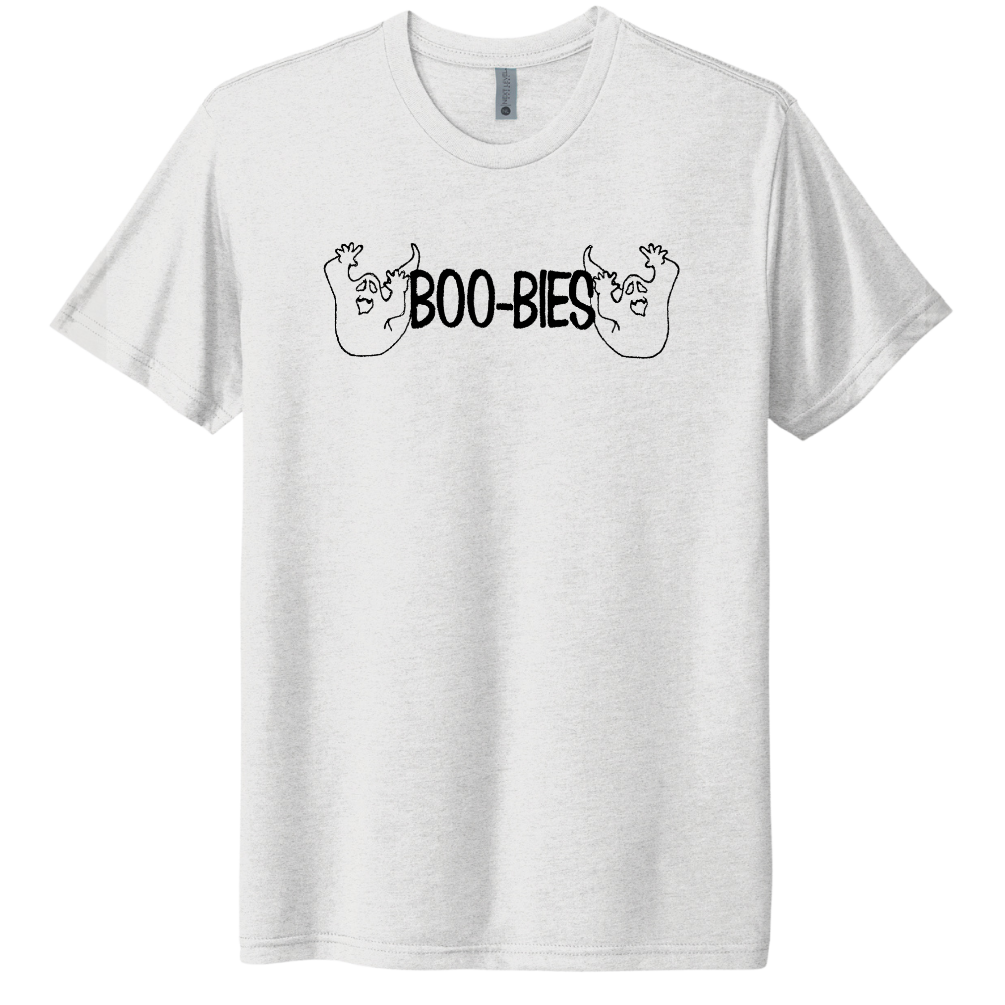 BOO-BIES with Ghosts Halloween Embroidered Shirt Unisex