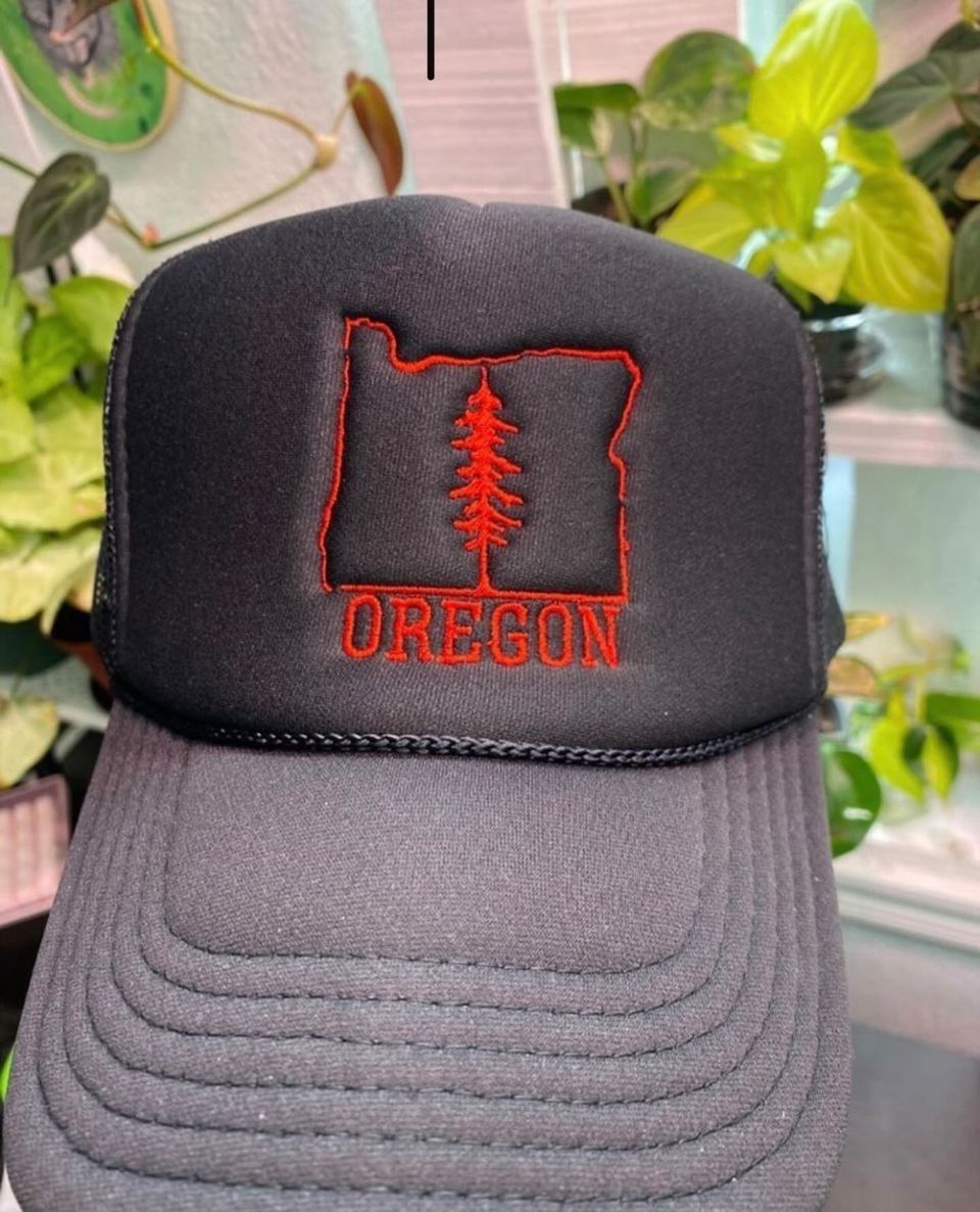 E_OregonApparel503 Oregon Snapback Red