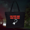Man Door Hand Hook Car Door CreepyPasta Embroidered Canvas Tote Bag