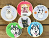 Pet Portrait Custom Personalized Hoop - IncredibleGood Inc