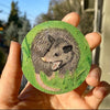 Load image into Gallery viewer, Scream Possum 2.5” Embroidery Sticker - IncredibleGood Inc