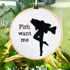 Fish Want Me Incredible Good Embroidery Hoop, 4” - IncredibleGood Inc
