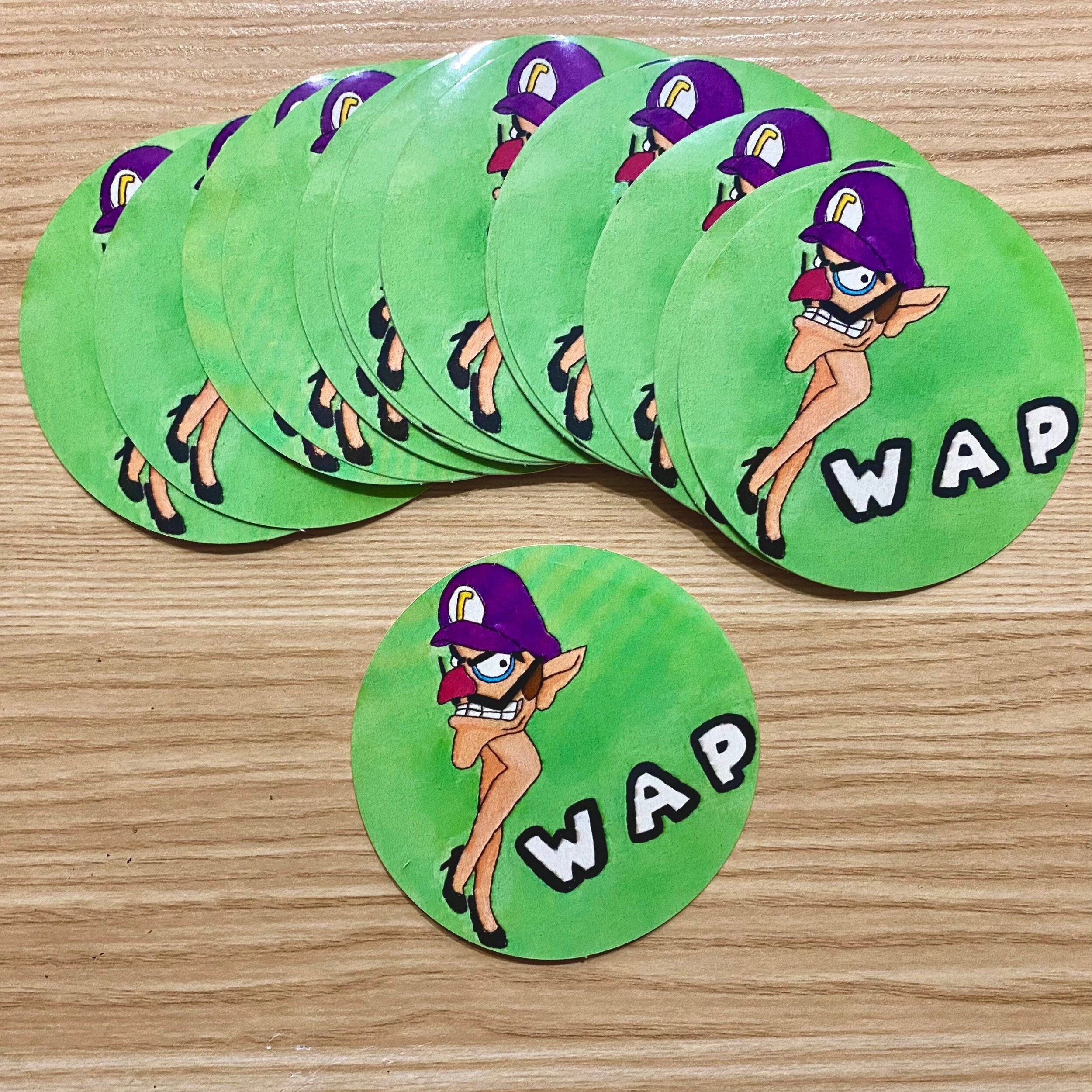 WAPLuigi 3” Embroidery Sticker - IncredibleGood Inc
