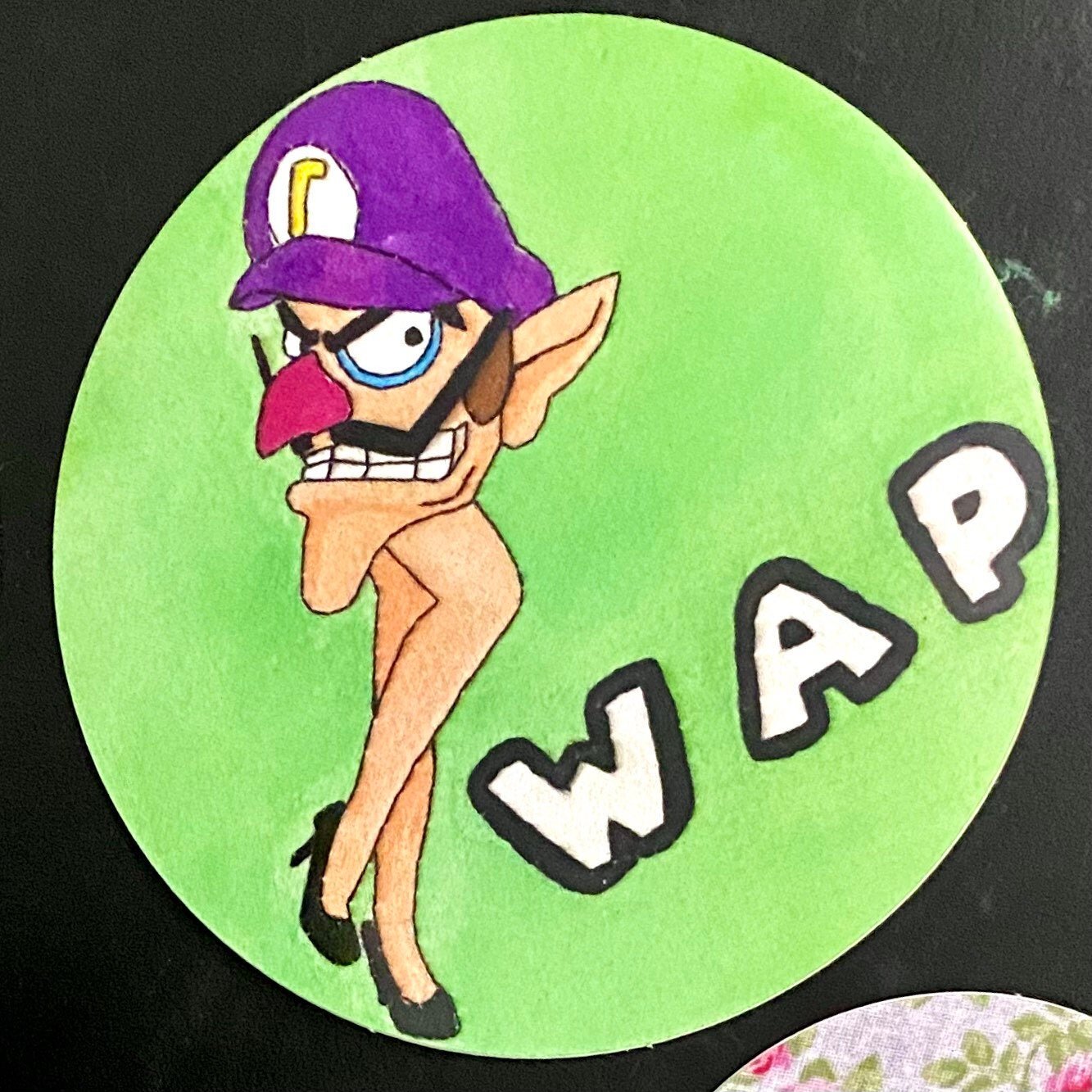 WAPLuigi 3” Embroidery Sticker - IncredibleGood Inc