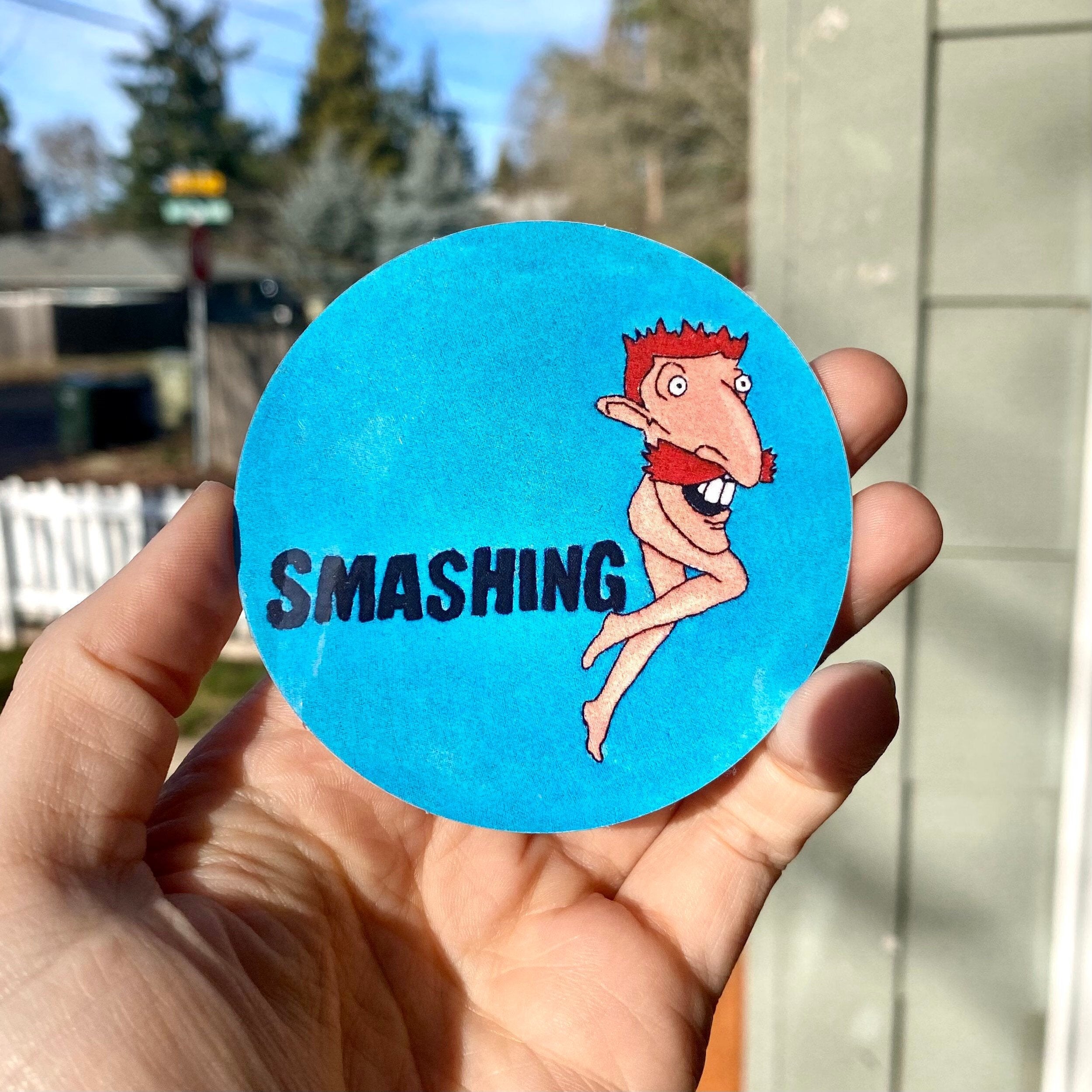 Smashing 3” Embroidery Sticker - IncredibleGood Inc