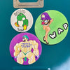 Load image into Gallery viewer, WAPLuigi 3” Embroidery Sticker - IncredibleGood Inc
