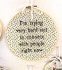 Custom Text Incredible Good Embroidery Hoop - IncredibleGood Inc