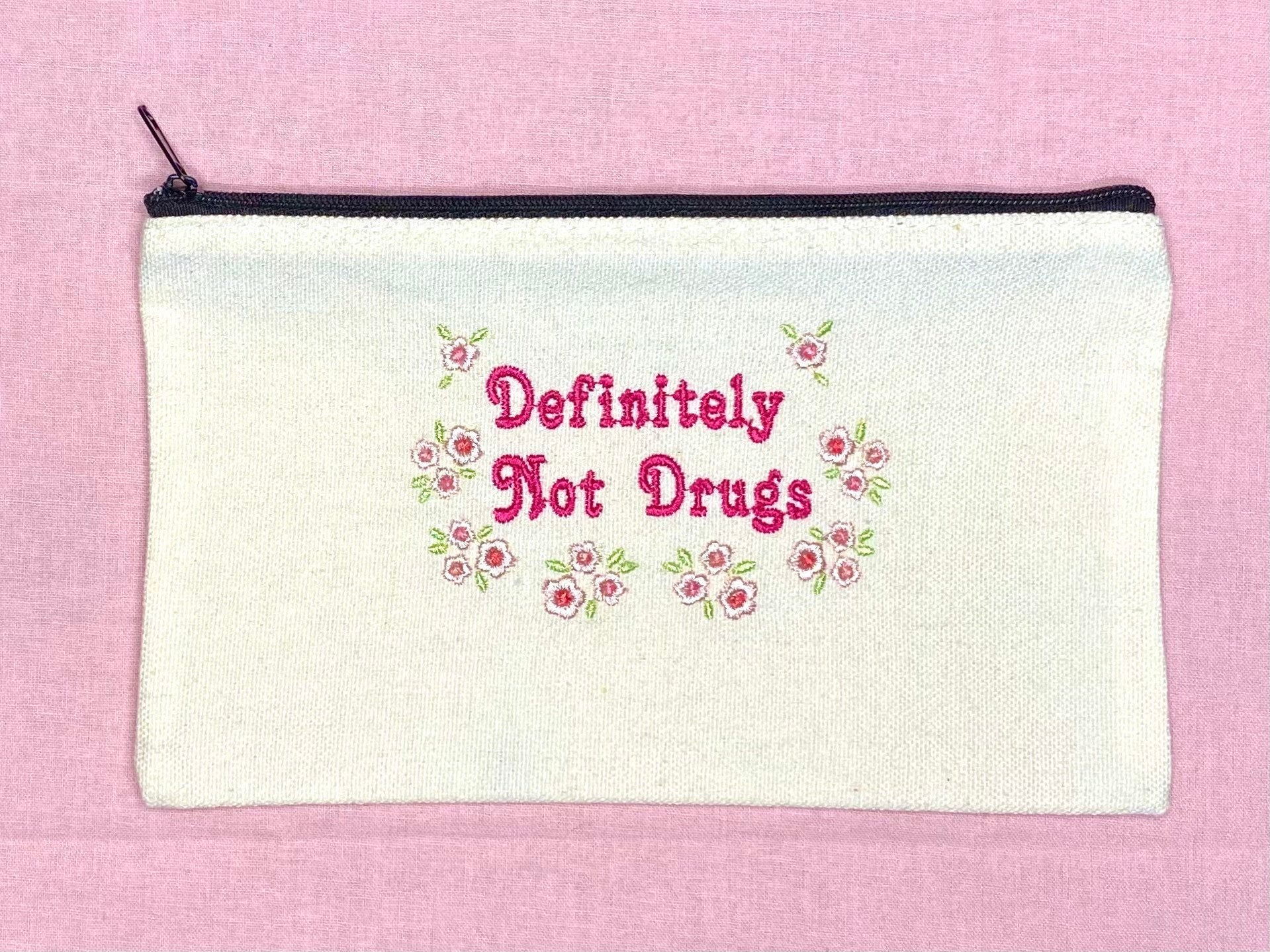 Definitely Not Drugs Bag - Bimbo Pink - IncredibleGood Inc