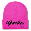Garlic Embroidered Beanie Hat, One Size Fits All