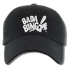 Bada Bing Sopranos Strip Club Logo Embroidered Black Dad Hat, One Size Fits All