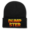 Load image into Gallery viewer, DUMPSTER Flame Font Embroidered Beanie Hat, One Size Fits All