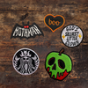 Spooky Starbucks Halloween Parody Embroidered Iron-on Patch